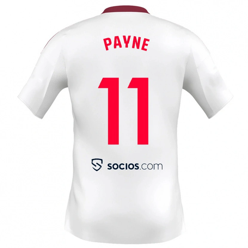 Danxen Herren Antionette Oyedupe Toni Payne #11 Weiß Rot Heimtrikot Trikot 2025/26 T-Shirt Österreich