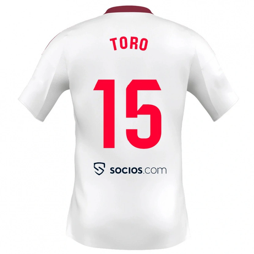 Danxen Herren Juanan Toro #15 Weiß Rot Heimtrikot Trikot 2025/26 T-Shirt Österreich