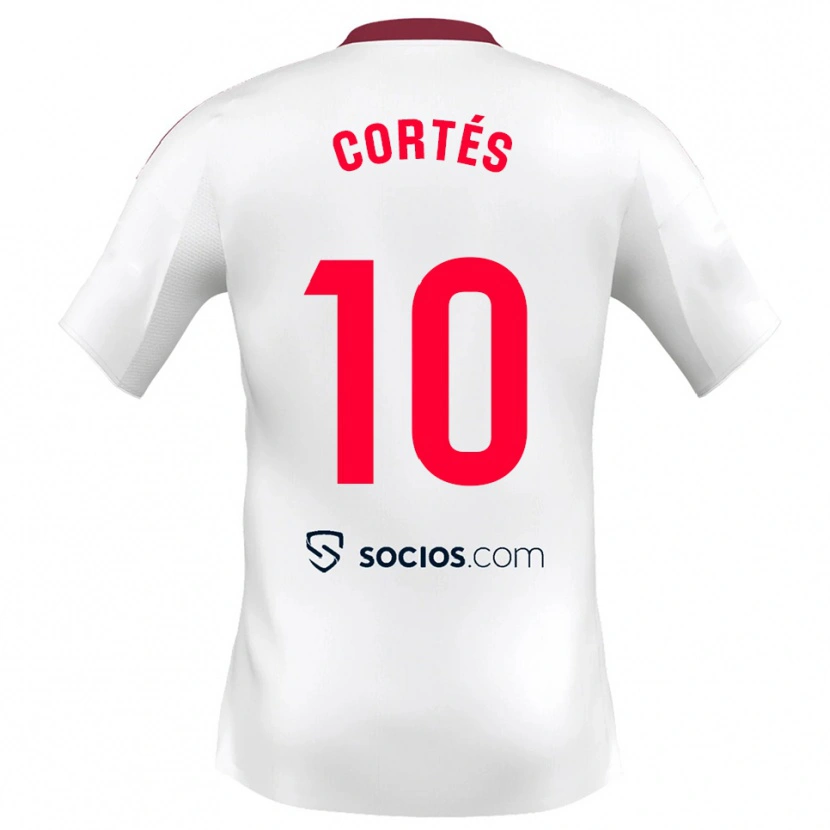 Danxen Herren Millaray Cortés #10 Weiß Rot Heimtrikot Trikot 2025/26 T-Shirt Österreich