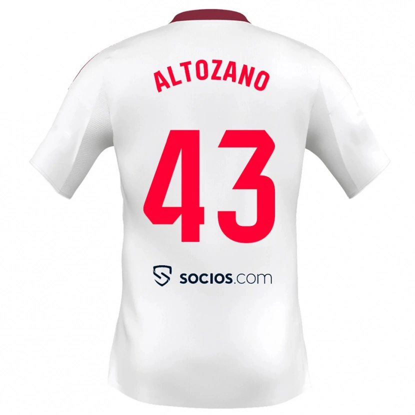 Danxen Herren Edu Altozano #43 Weiß Rot Heimtrikot Trikot 2025/26 T-Shirt Österreich