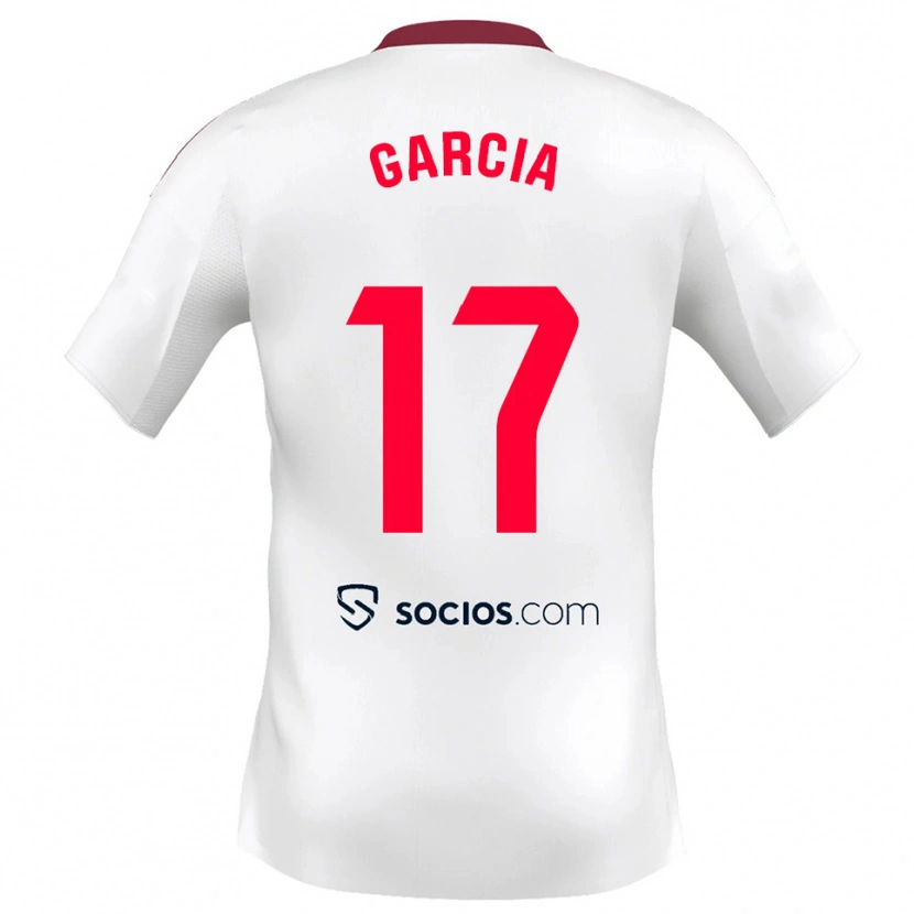 Danxen Herren Débora García #17 Weiß Rot Heimtrikot Trikot 2025/26 T-Shirt Österreich