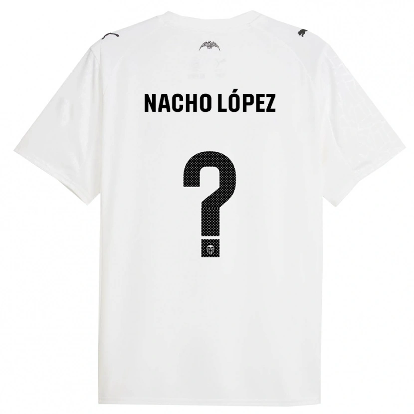 Danxen Herren Nacho López #0 Weiß Schwarz Heimtrikot Trikot 2025/26 T-Shirt Österreich