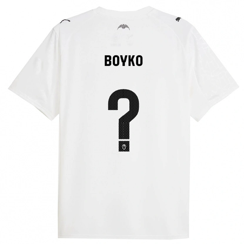 Danxen Herren Yaroslav Boyko #0 Weiß Schwarz Heimtrikot Trikot 2025/26 T-Shirt Österreich