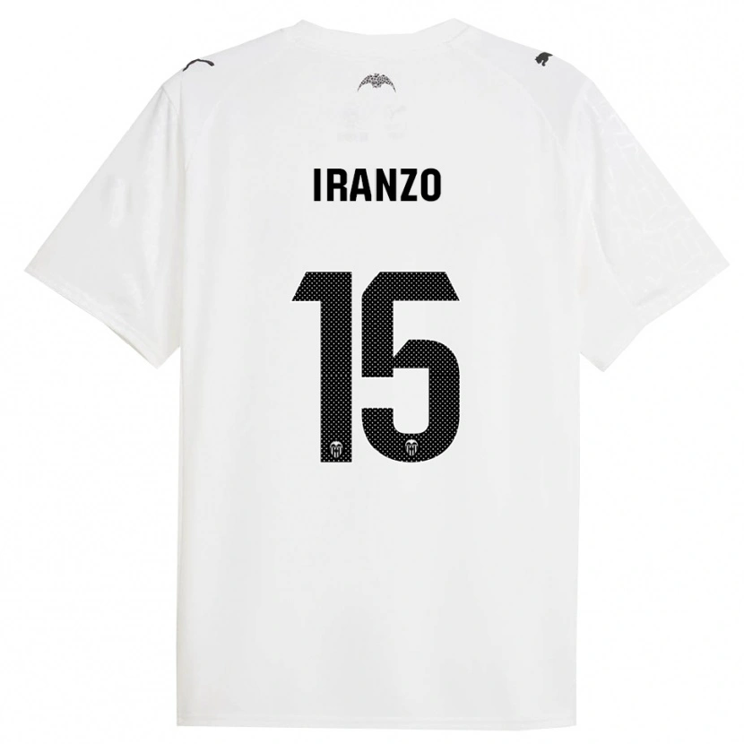 Danxen Herren Rubén Iranzo #15 Weiß Schwarz Heimtrikot Trikot 2025/26 T-Shirt Österreich