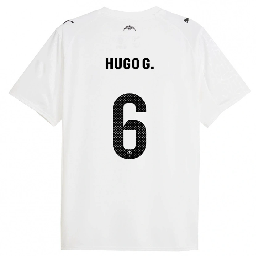 Danxen Herren Hugo Guillamón #6 Weiß Schwarz Heimtrikot Trikot 2025/26 T-Shirt Österreich