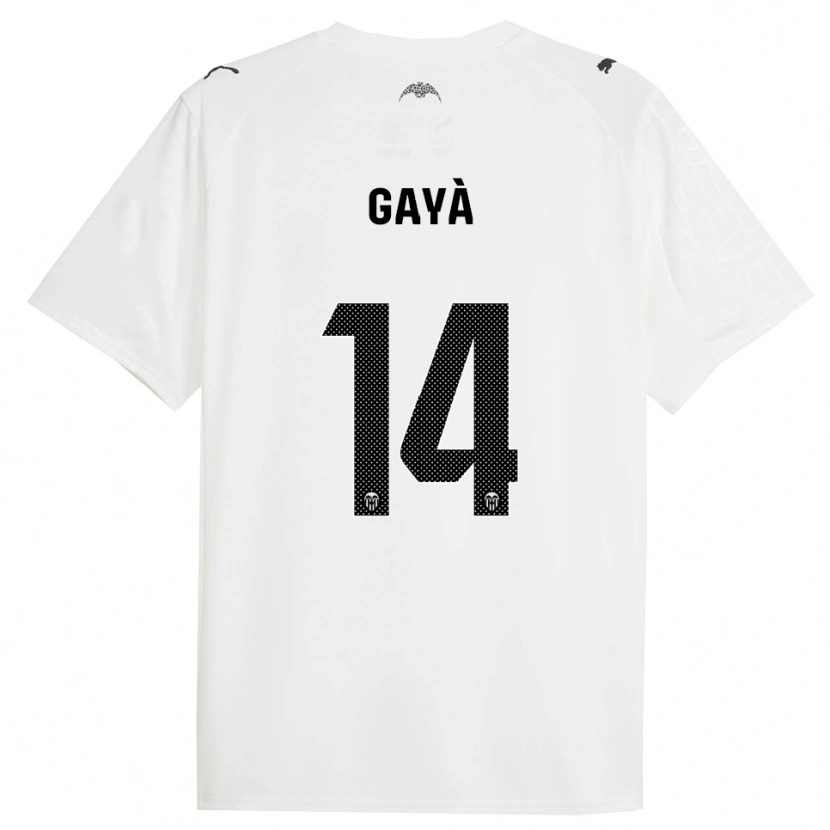 Danxen Herren José Gayà #14 Weiß Schwarz Heimtrikot Trikot 2025/26 T-Shirt Österreich