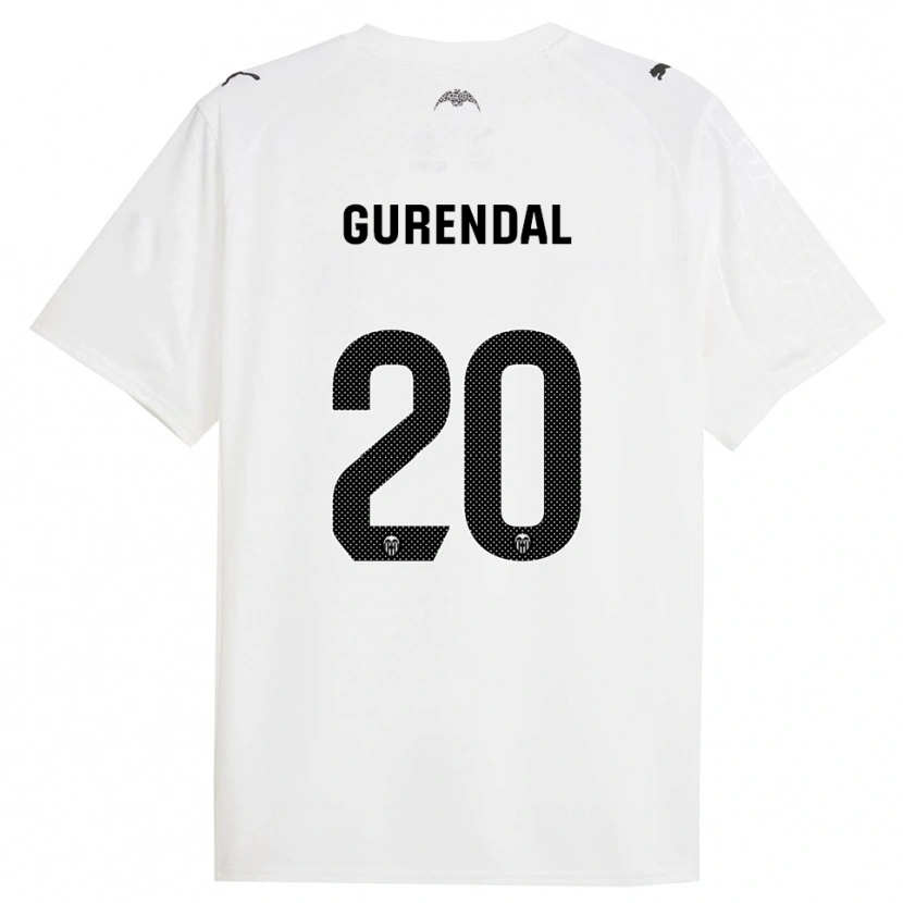 Danxen Herren Alexander Gurendal #20 Weiß Schwarz Heimtrikot Trikot 2025/26 T-Shirt Österreich