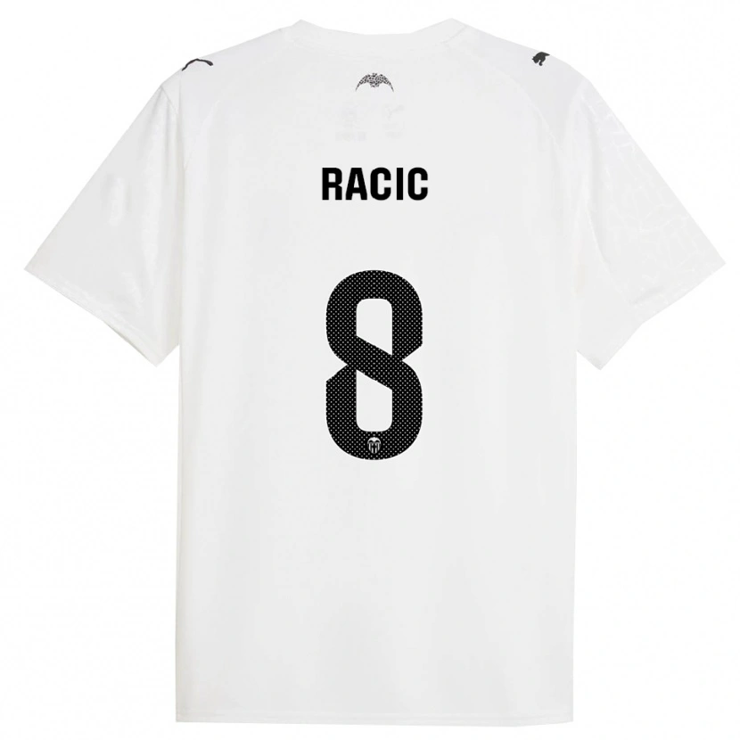 Danxen Herren Uros Racic #8 Weiß Schwarz Heimtrikot Trikot 2025/26 T-Shirt Österreich