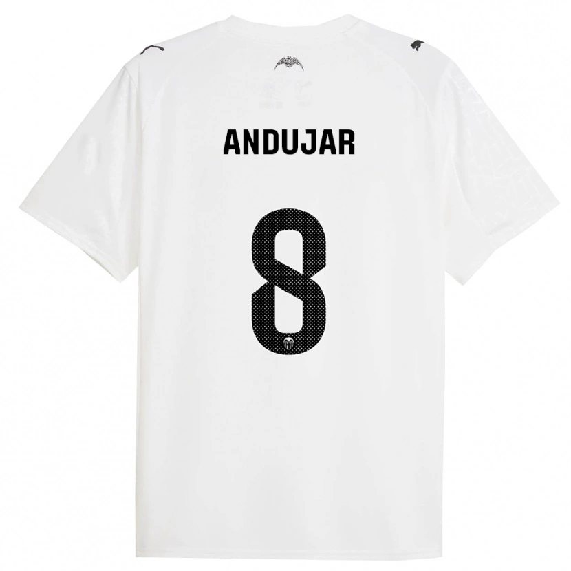 Danxen Herren Candela Andujar #8 Weiß Schwarz Heimtrikot Trikot 2025/26 T-Shirt Österreich
