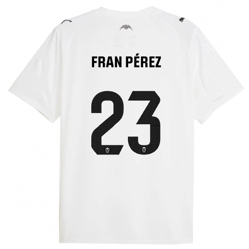 Danxen Herren Fran Pérez #23 Weiß Schwarz Heimtrikot Trikot 2025/26 T-Shirt Österreich