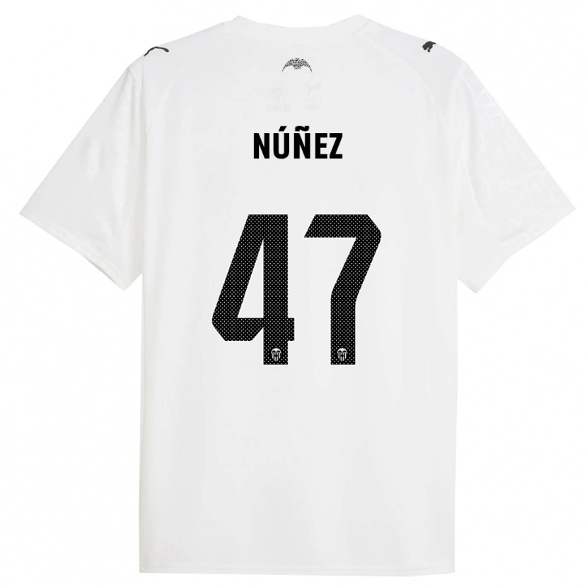 Danxen Herren Lucas Núñez #47 Weiß Schwarz Heimtrikot Trikot 2025/26 T-Shirt Österreich