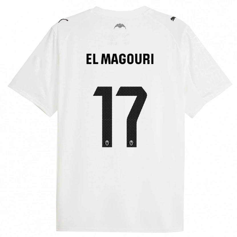 Danxen Herren Anas El Magouri #17 Weiß Schwarz Heimtrikot Trikot 2025/26 T-Shirt Österreich