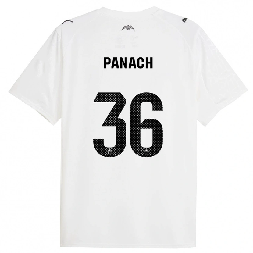 Danxen Herren Alejandro Panach #36 Weiß Schwarz Heimtrikot Trikot 2025/26 T-Shirt Österreich