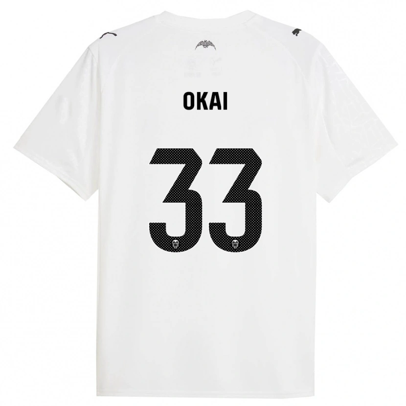 Danxen Herren Leslie Okai #33 Weiß Schwarz Heimtrikot Trikot 2025/26 T-Shirt Österreich