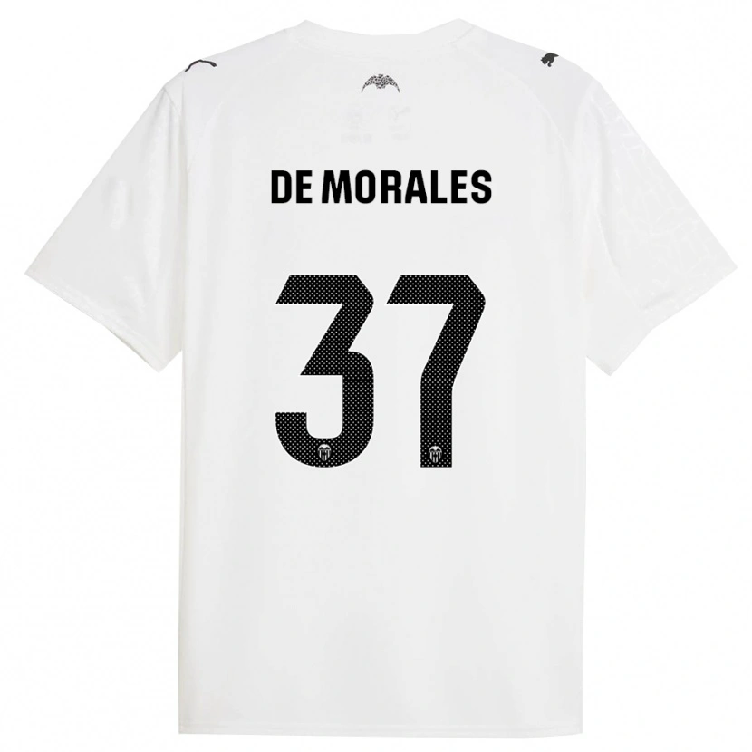 Danxen Herren Rubén Muñoz De Morales #37 Weiß Schwarz Heimtrikot Trikot 2025/26 T-Shirt Österreich