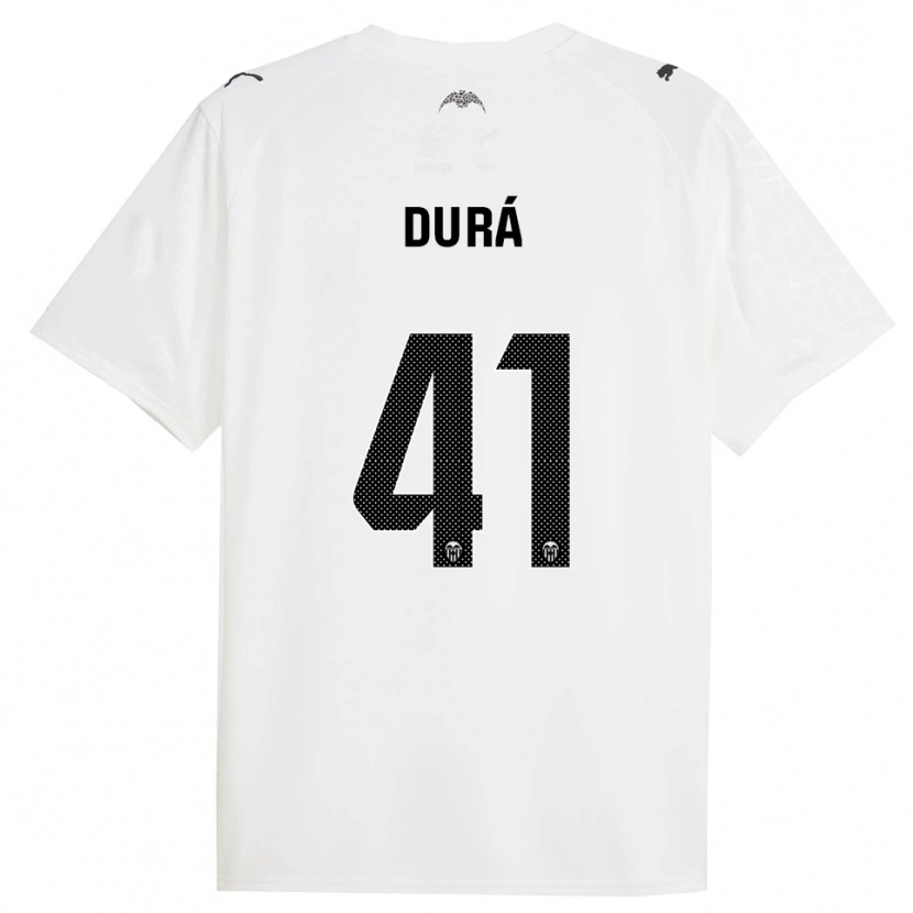 Danxen Herren Jaume Durá #41 Weiß Schwarz Heimtrikot Trikot 2025/26 T-Shirt Österreich