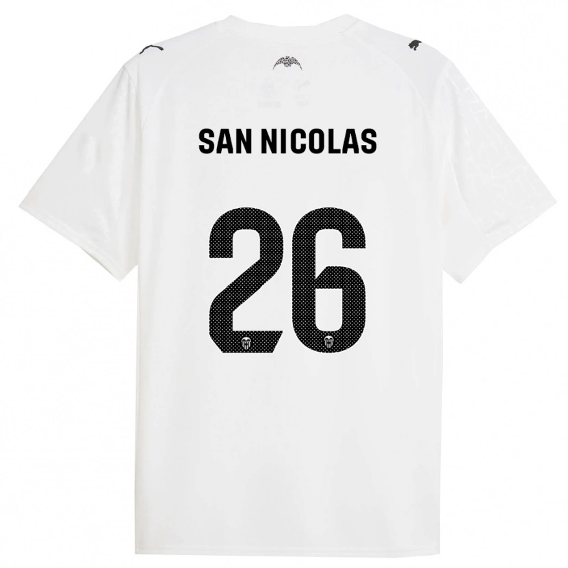 Danxen Herren Olga San Nicolas #26 Weiß Schwarz Heimtrikot Trikot 2025/26 T-Shirt Österreich