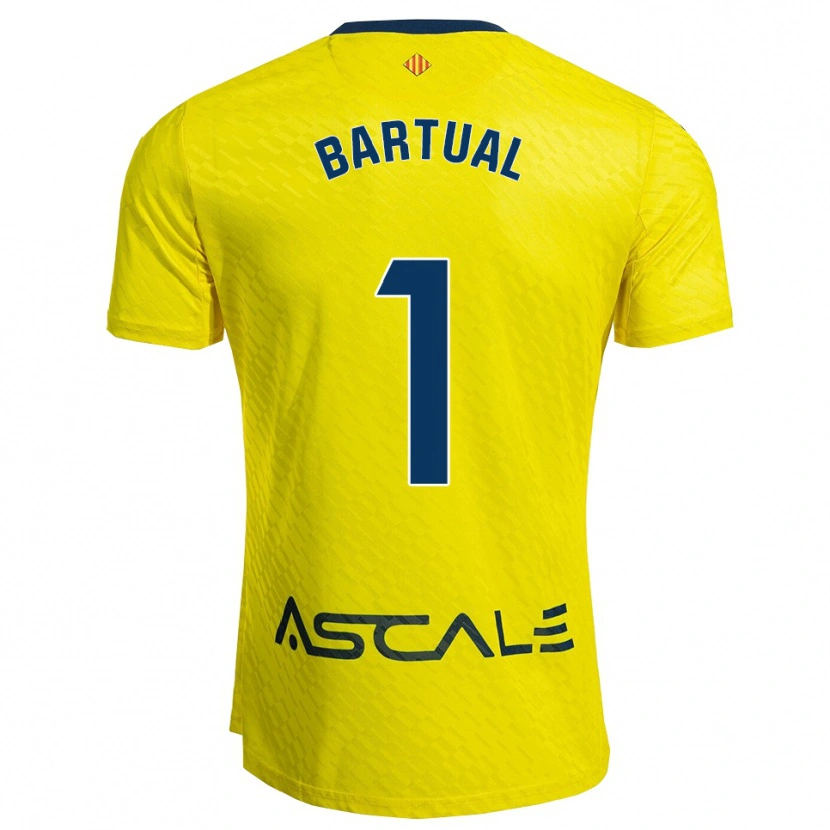 Danxen Herren Kike Bartual #1 Gelb Marine Heimtrikot Trikot 2025/26 T-Shirt Österreich