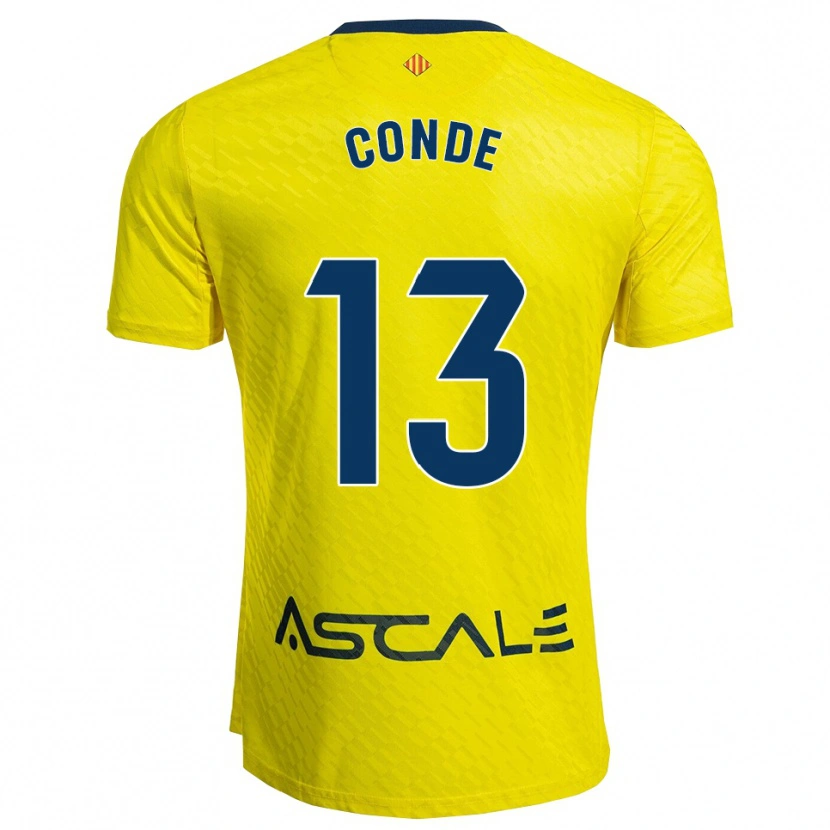 Danxen Herren Diego Conde #13 Gelb Marine Heimtrikot Trikot 2025/26 T-Shirt Österreich