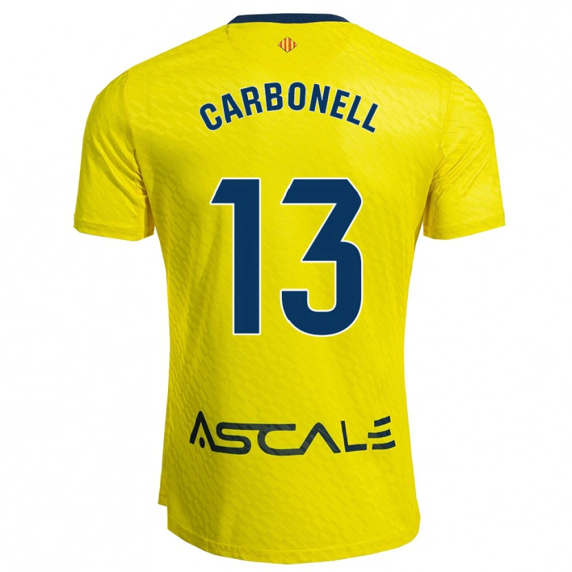Danxen Herren Carmen Carbonell #13 Gelb Marine Heimtrikot Trikot 2025/26 T-Shirt Österreich