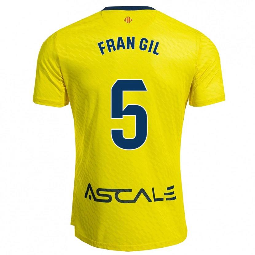 Danxen Herren Fran Gil #5 Gelb Marine Heimtrikot Trikot 2025/26 T-Shirt Österreich