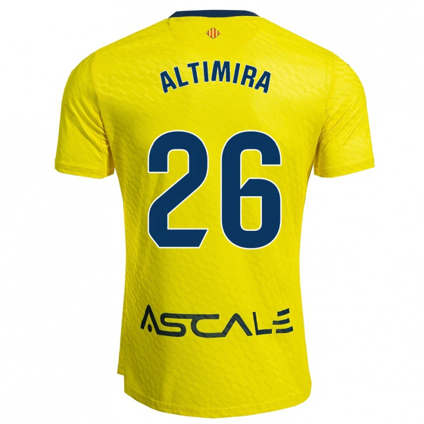 Danxen Herren Adrià Altimira #26 Gelb Marine Heimtrikot Trikot 2025/26 T-Shirt Österreich