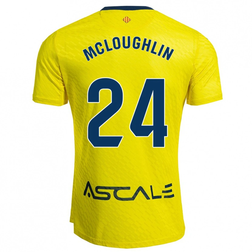 Danxen Herren Caden Mcloughlin #24 Gelb Marine Heimtrikot Trikot 2025/26 T-Shirt Österreich
