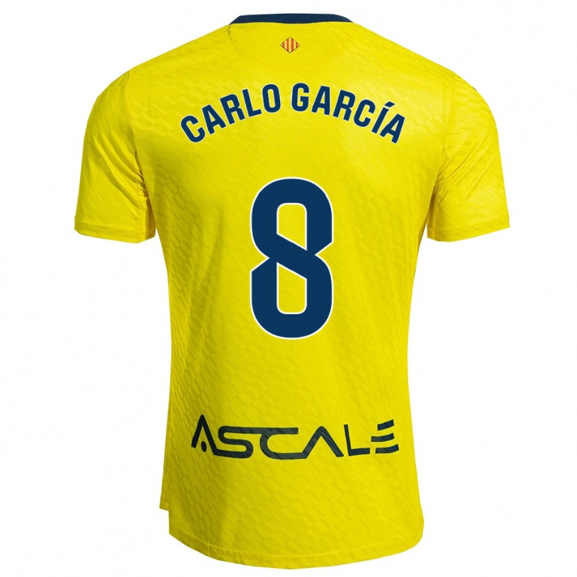 Danxen Herren Carlo García #8 Gelb Marine Heimtrikot Trikot 2025/26 T-Shirt Österreich