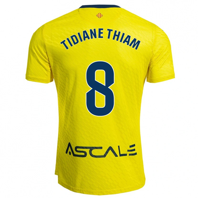 Danxen Herren Cheikh Tidiane Thiam #8 Gelb Marine Heimtrikot Trikot 2025/26 T-Shirt Österreich