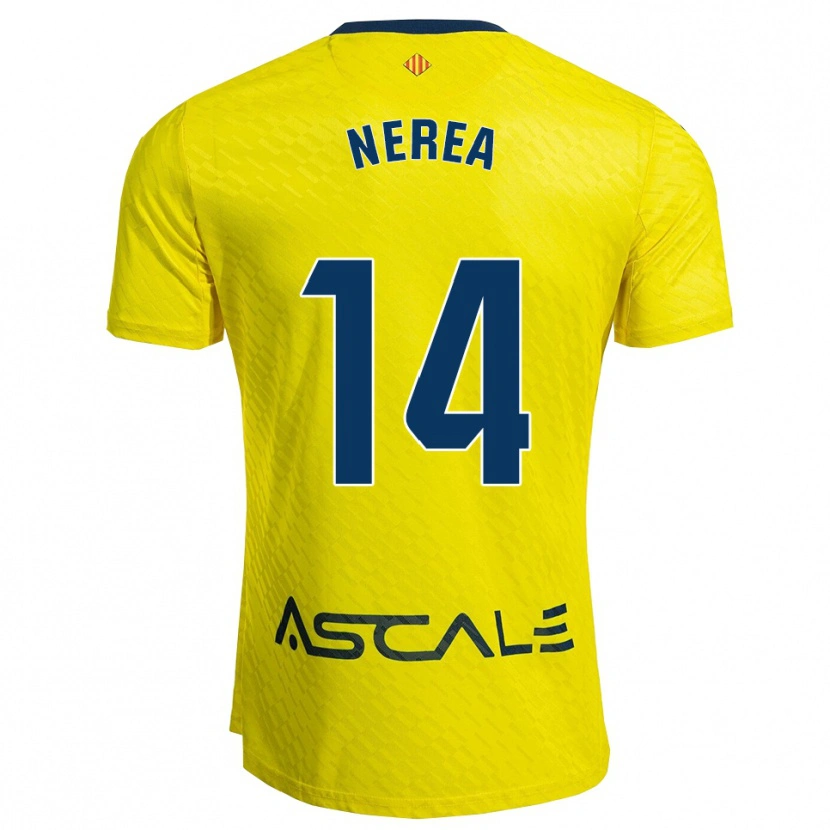 Danxen Herren Nerea Pérez Machado #14 Gelb Marine Heimtrikot Trikot 2025/26 T-Shirt Österreich