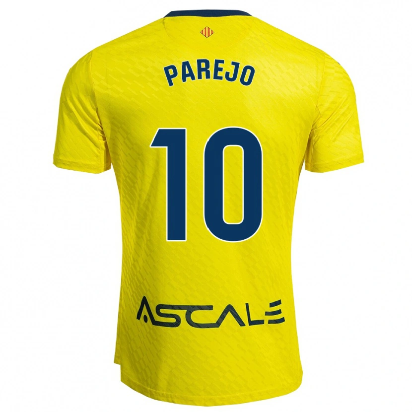 Danxen Herren Dani Parejo #10 Gelb Marine Heimtrikot Trikot 2025/26 T-Shirt Österreich