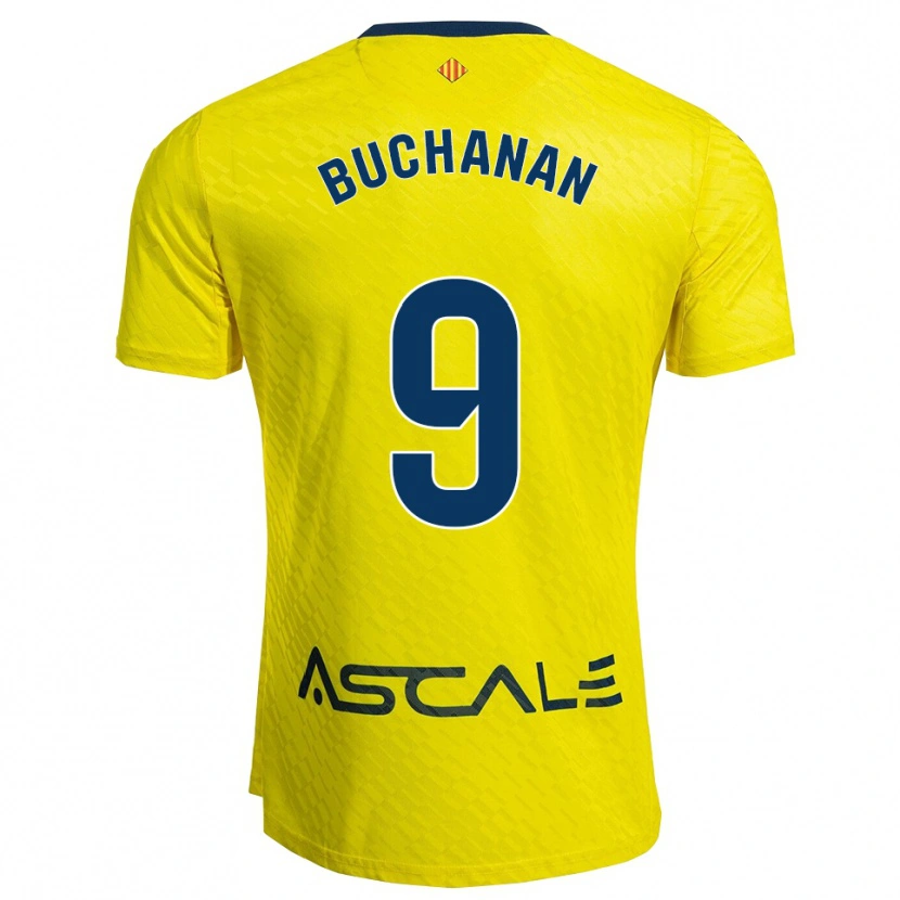 Danxen Herren Tajon Buchanan #9 Gelb Marine Heimtrikot Trikot 2025/26 T-Shirt Österreich