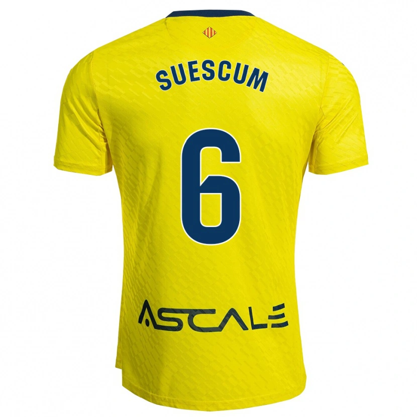 Danxen Herren Hugo Suescum #6 Gelb Marine Heimtrikot Trikot 2025/26 T-Shirt Österreich