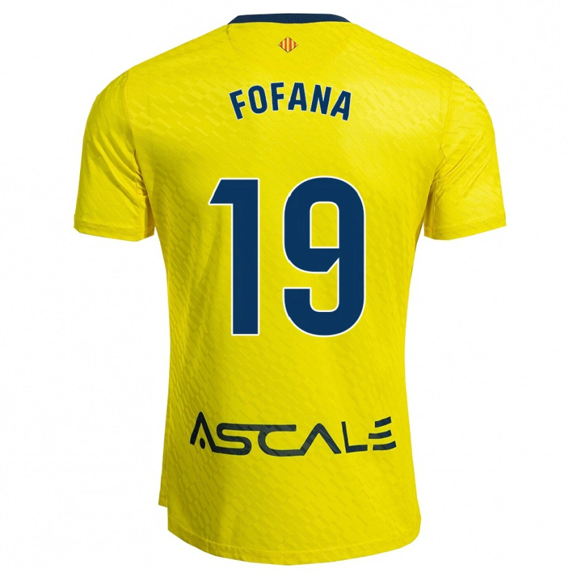 Danxen Herren Douga Fofana #19 Gelb Marine Heimtrikot Trikot 2025/26 T-Shirt Österreich