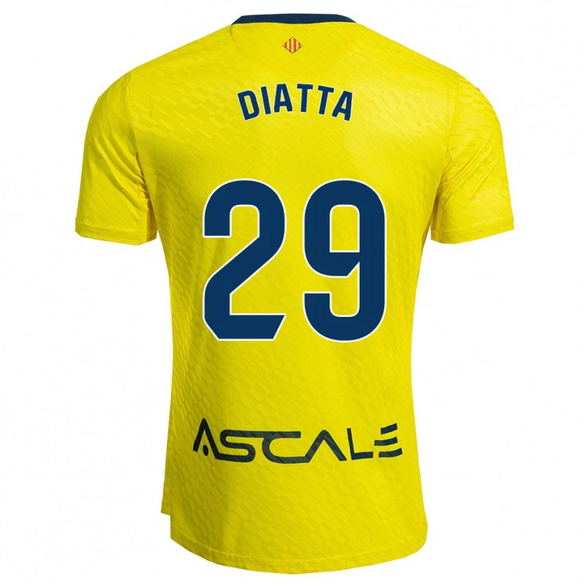 Danxen Herren Alassane Diatta #29 Gelb Marine Heimtrikot Trikot 2025/26 T-Shirt Österreich