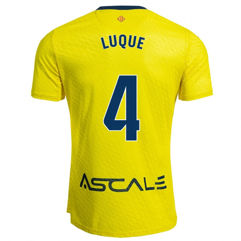 Danxen Herren Pedro Luque #4 Gelb Marine Heimtrikot Trikot 2025/26 T-Shirt Österreich