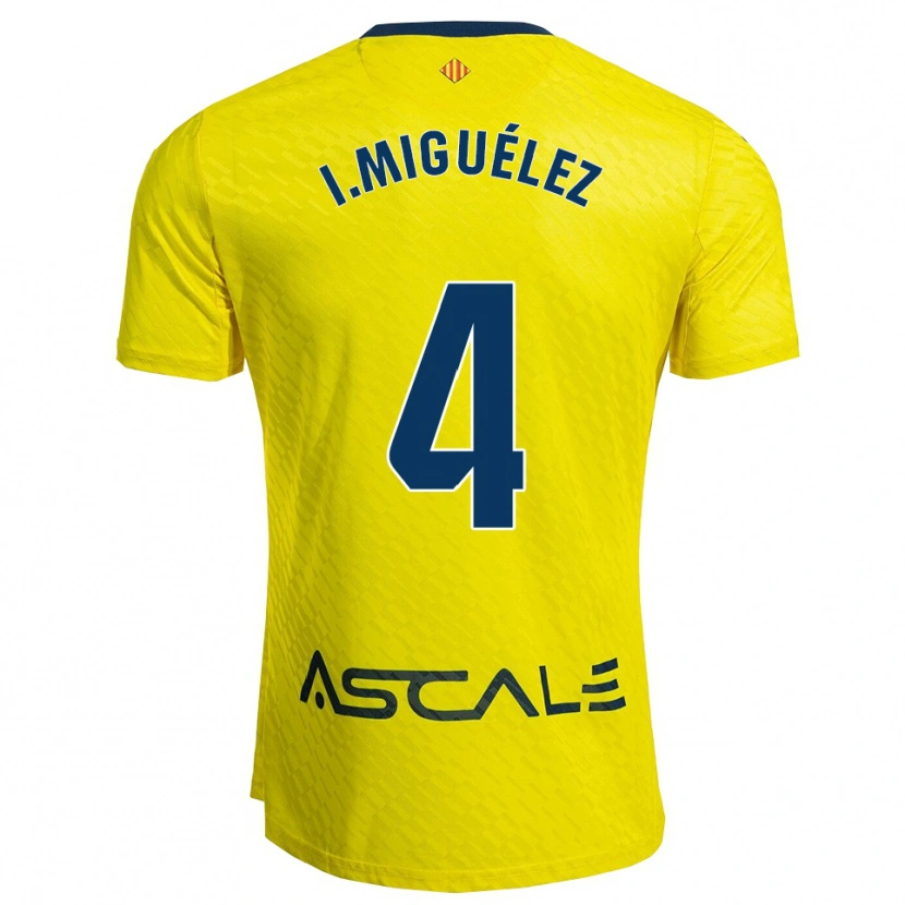 Danxen Herren Irene Miguélez Martinez #4 Gelb Marine Heimtrikot Trikot 2025/26 T-Shirt Österreich