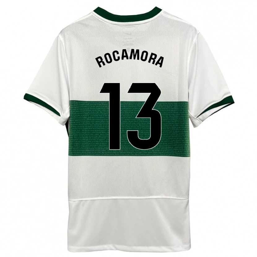 Danxen Herren María Rocamora Díaz #13 Weiß Grün Heimtrikot Trikot 2025/26 T-Shirt Österreich