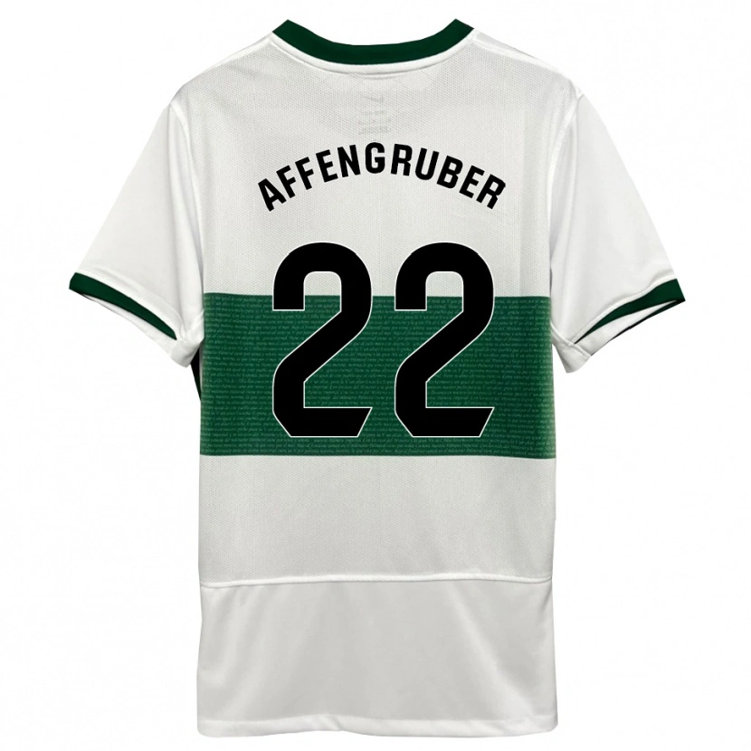Danxen Herren David Affengruber #22 Weiß Grün Heimtrikot Trikot 2025/26 T-Shirt Österreich