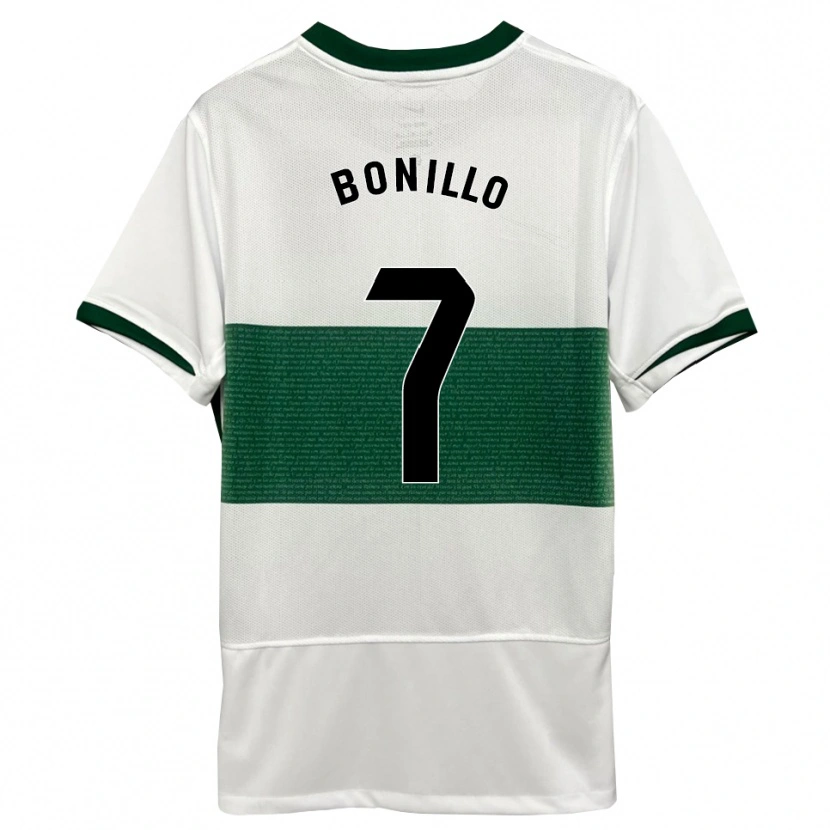 Danxen Herren Haizam Bonillo #7 Weiß Grün Heimtrikot Trikot 2025/26 T-Shirt Österreich
