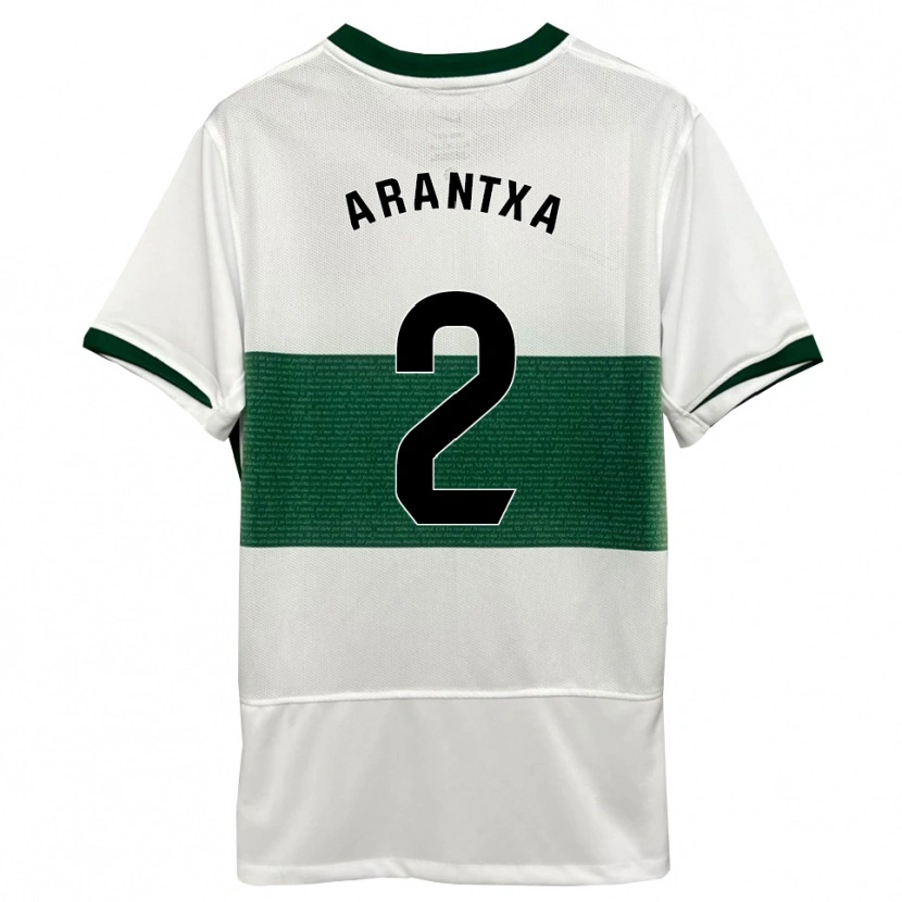 Danxen Herren Arantxa Perez Ochando #2 Weiß Grün Heimtrikot Trikot 2025/26 T-Shirt Österreich