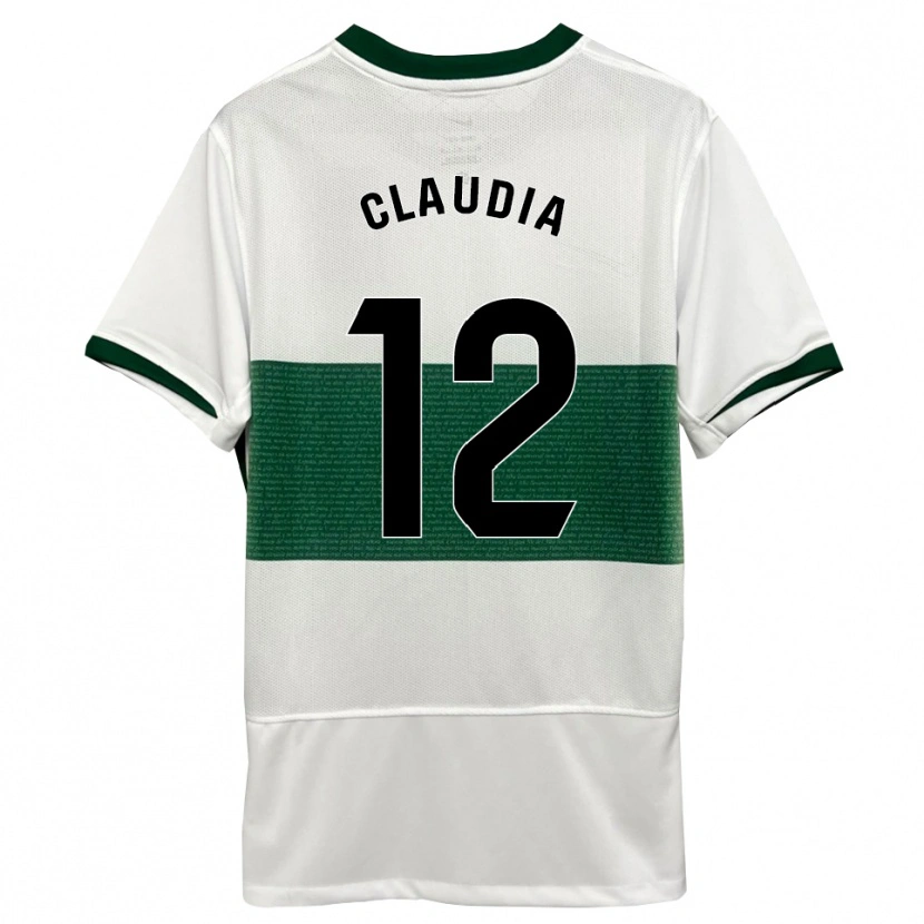 Danxen Herren Claudia Rabasco Campello #12 Weiß Grün Heimtrikot Trikot 2025/26 T-Shirt Österreich