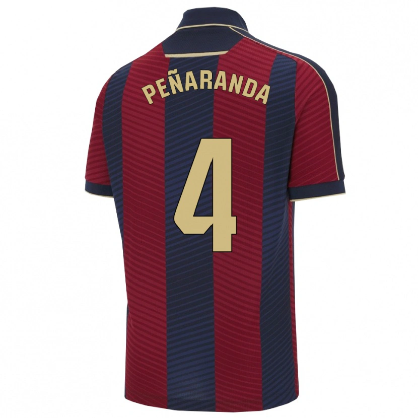 Danxen Herren Carlos Peñaranda #4 Rot Marine Heimtrikot Trikot 2025/26 T-Shirt Österreich