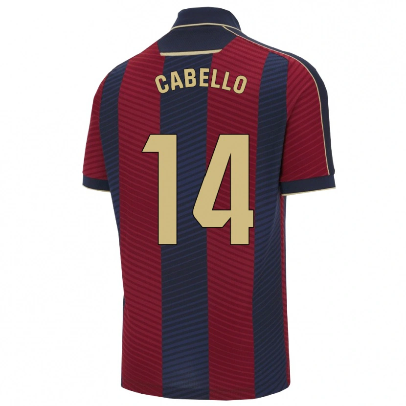 Danxen Herren Jorge Cabello #14 Rot Marine Heimtrikot Trikot 2025/26 T-Shirt Österreich