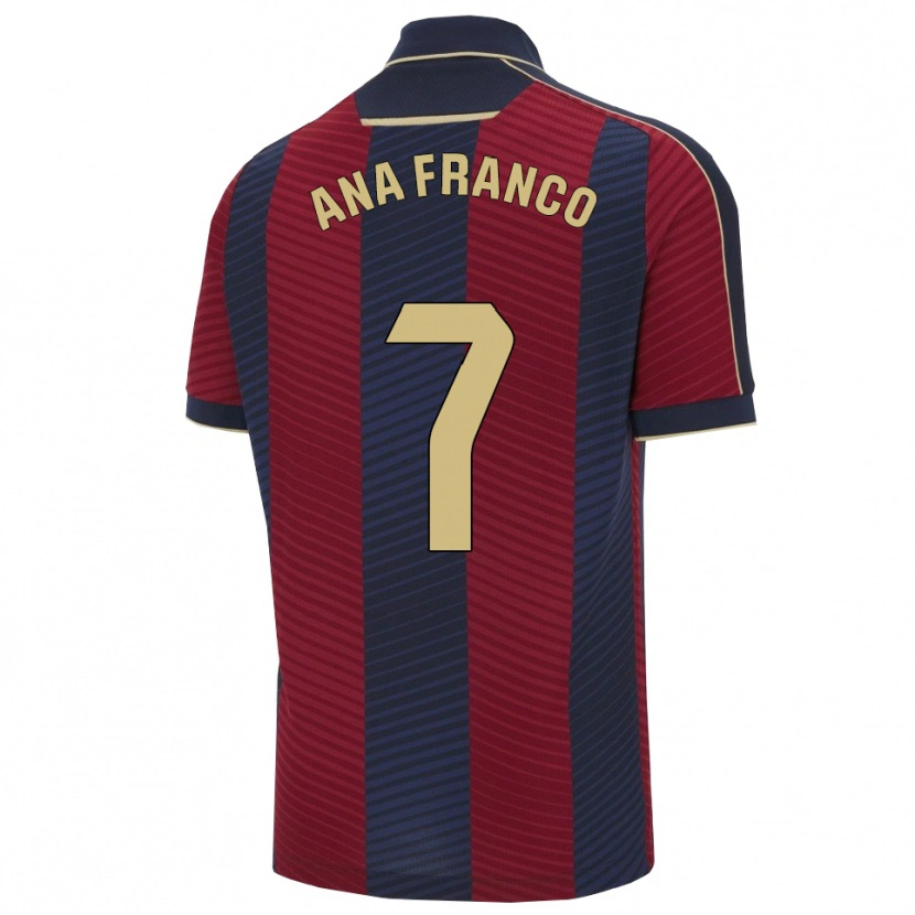 Danxen Herren Ana Franco #7 Rot Marine Heimtrikot Trikot 2025/26 T-Shirt Österreich
