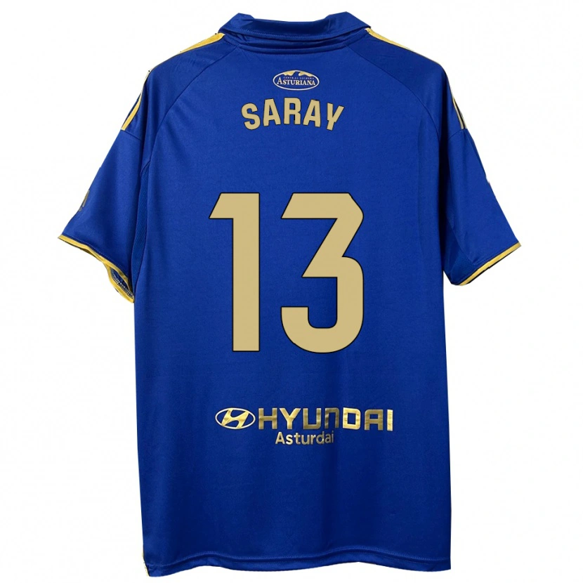 Danxen Herren Saray Vázquez Alonso #13 Blau Gold Heimtrikot Trikot 2025/26 T-Shirt Österreich