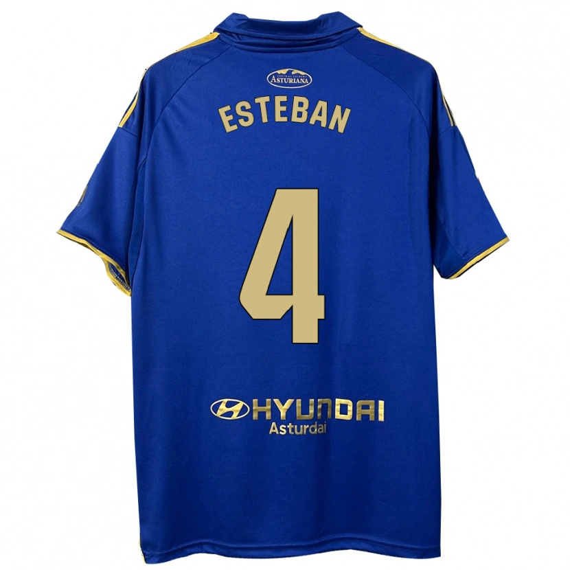 Danxen Herren Marco Esteban #4 Blau Gold Heimtrikot Trikot 2025/26 T-Shirt Österreich