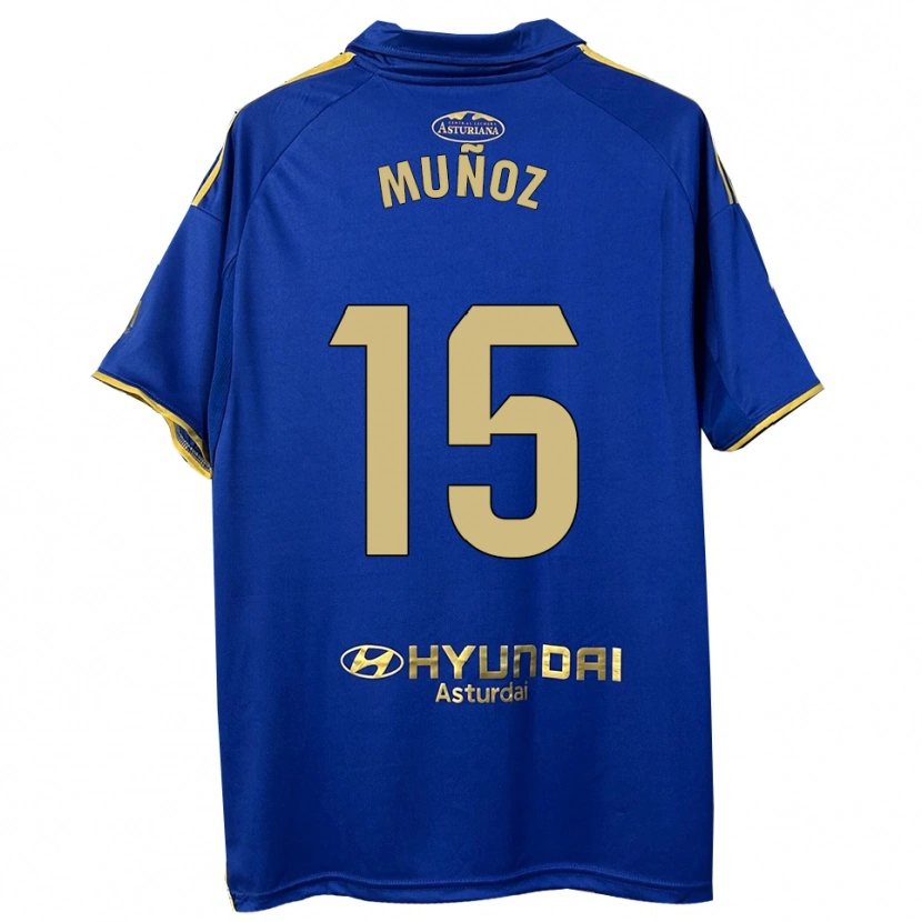 Danxen Herren Curro Muñoz #15 Blau Gold Heimtrikot Trikot 2025/26 T-Shirt Österreich