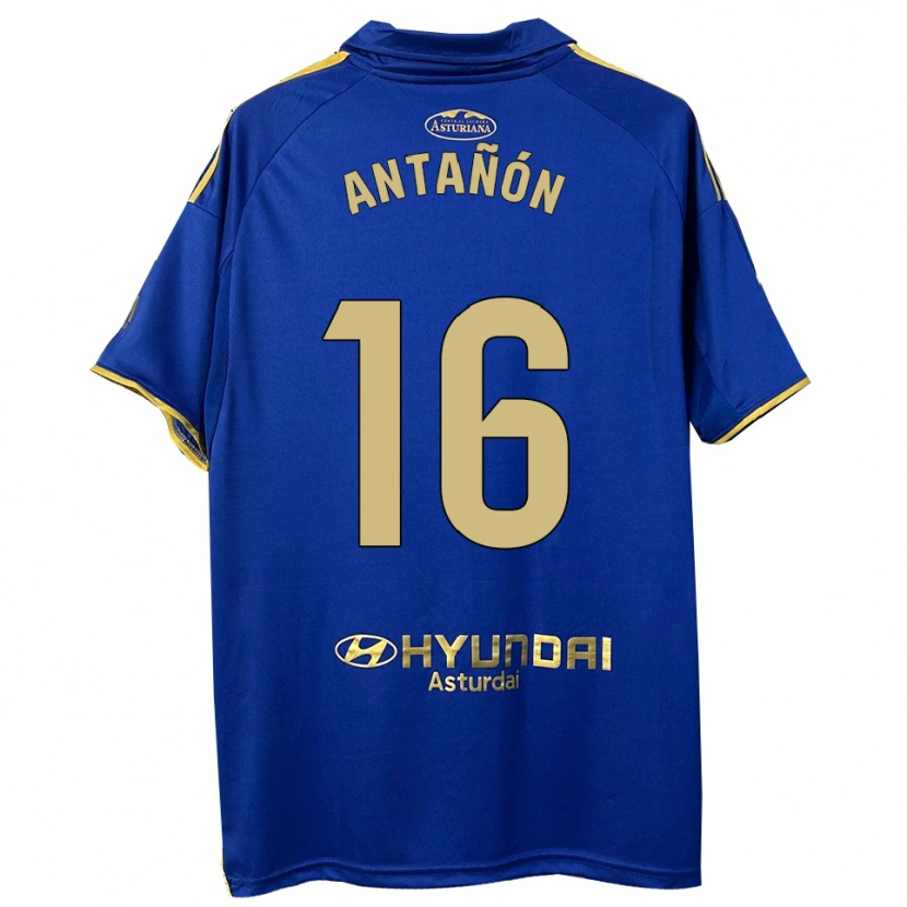 Danxen Herren Lucas Antañón #16 Blau Gold Heimtrikot Trikot 2025/26 T-Shirt Österreich