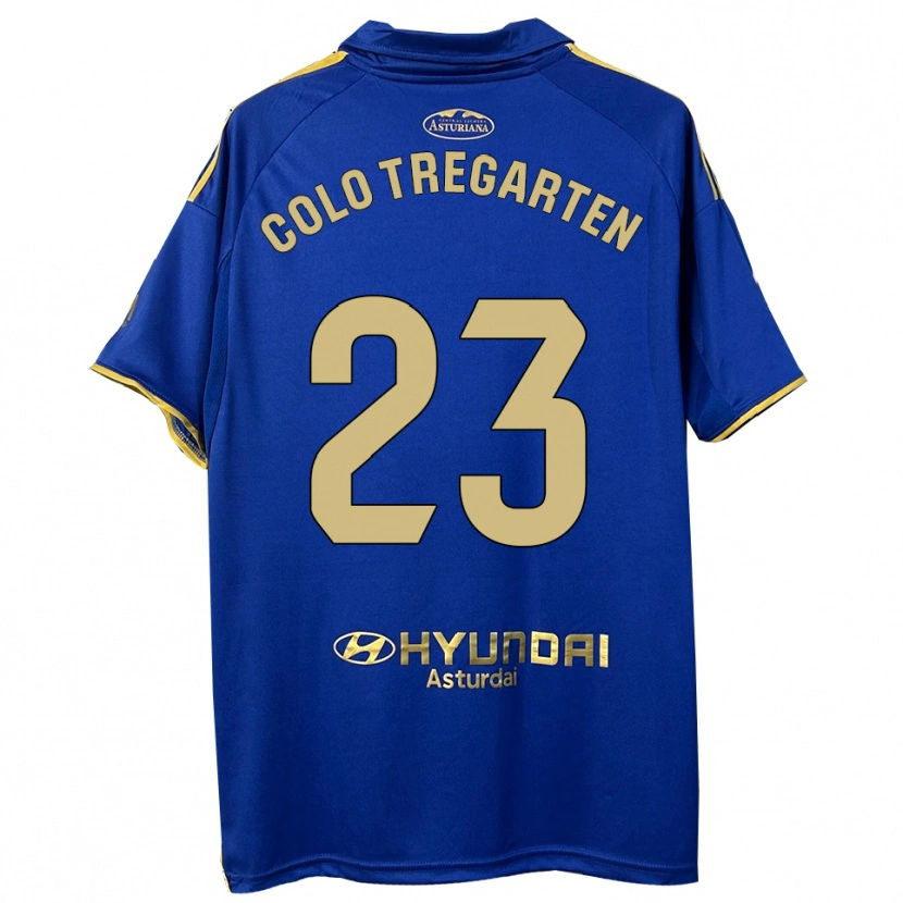 Danxen Herren Colo Tregarten #23 Blau Gold Heimtrikot Trikot 2025/26 T-Shirt Österreich
